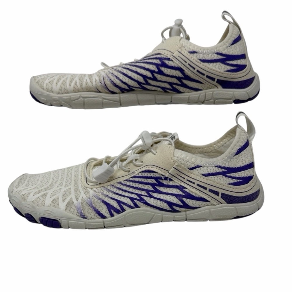 Hike Footwear Lorax Pro Barefoot Shoes White and Purple Unisex Size 38